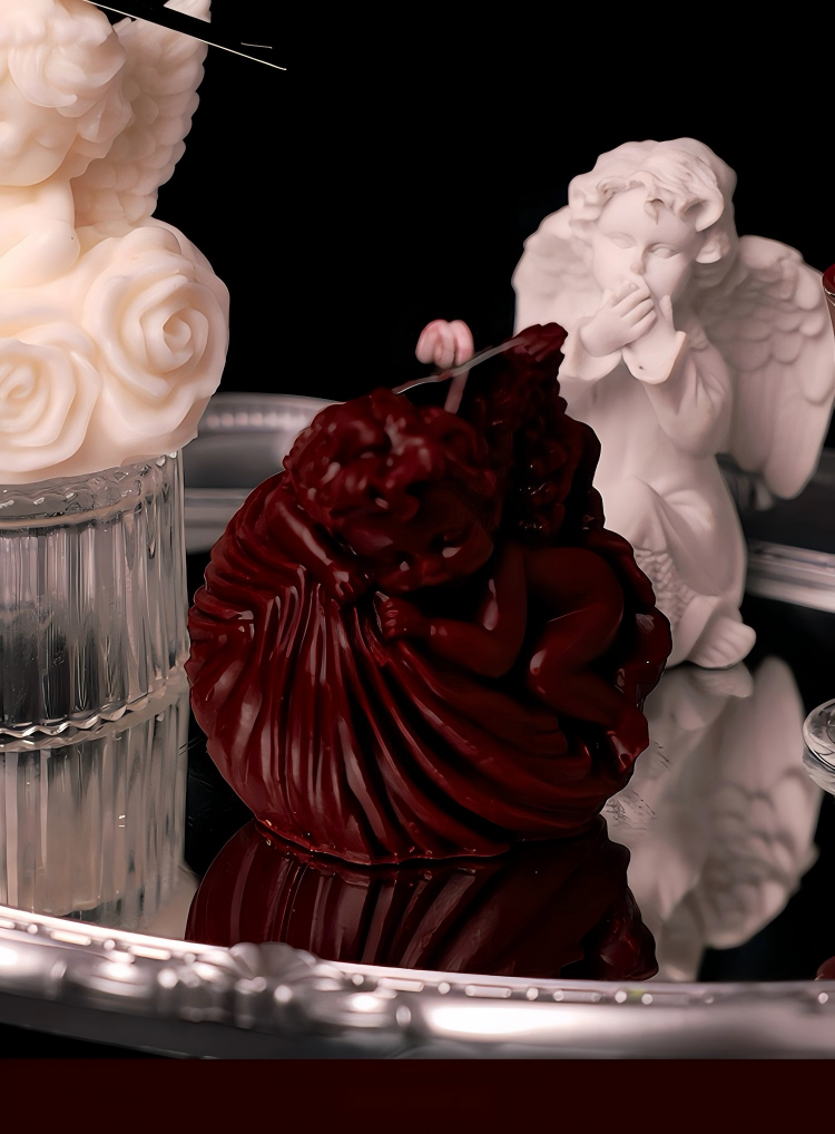 shell angel temperature candle