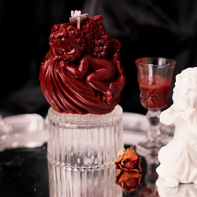 shell angel temperature candle