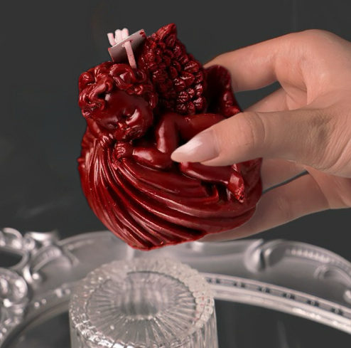 shell angel temperature candle